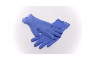 Maxter kék púdermentes nitril egészségügyi és munkavédelmi kesztyű